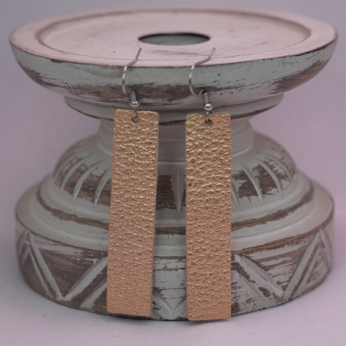 Leather Bar Earring